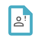 Icono certificado de antecedentes